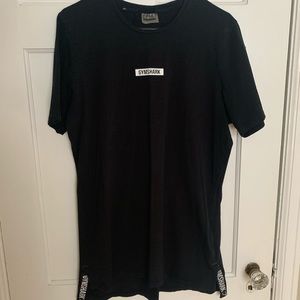 Gym shark tee (drop cut)